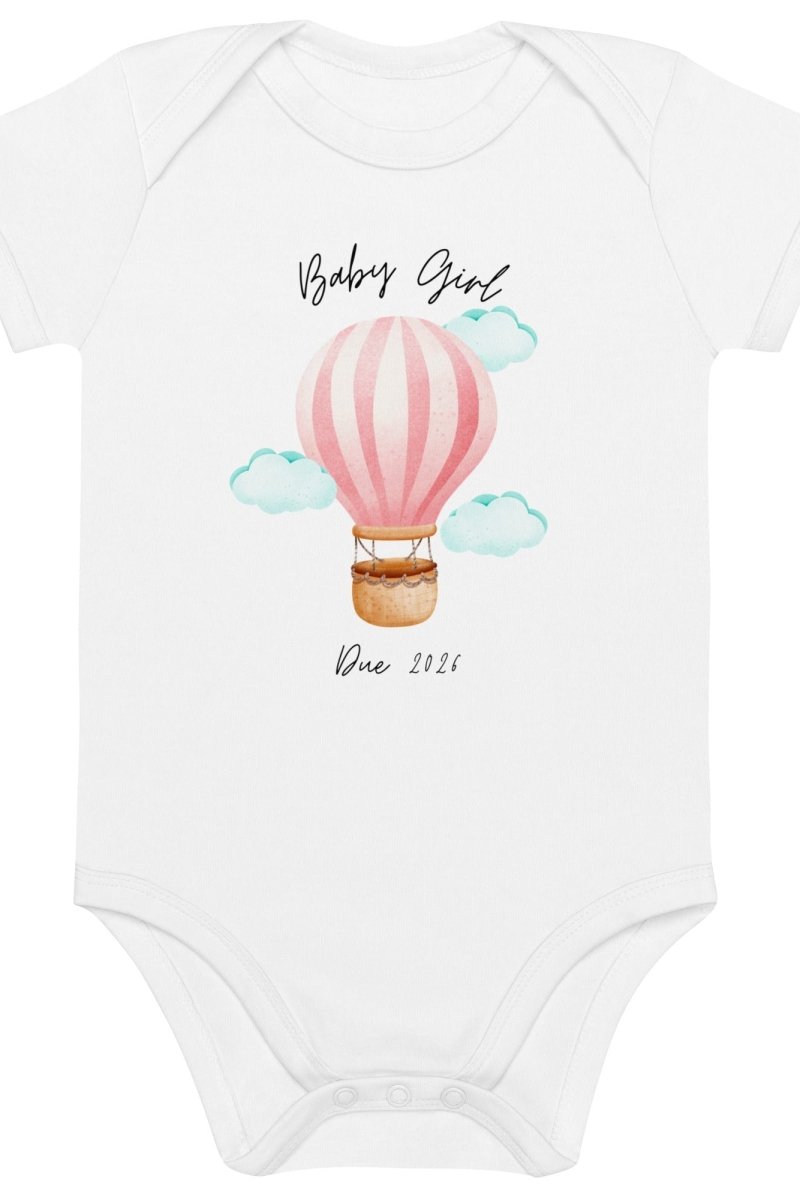 Baby Girl Due (Personalised Name Bodysuit) - Bodysuits