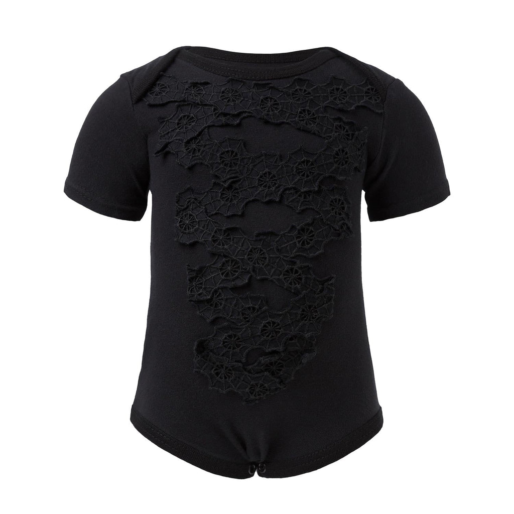 Baby Girl Onesie with Spiderweb Lace - 68 / 6 mths - Onesie