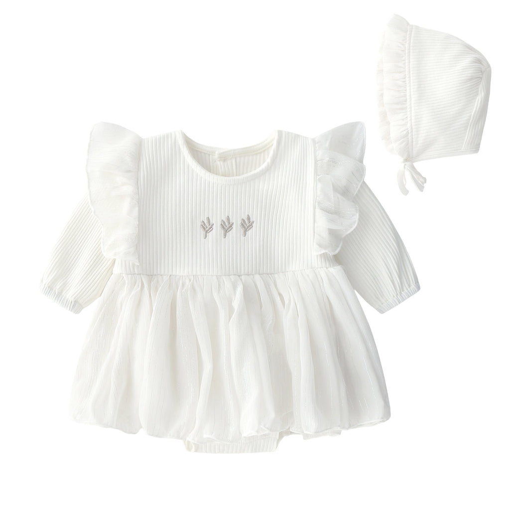 Baby Girl Princess Fluffy Tutu Dress - White / 60cm - Baby Clothing