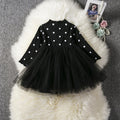 Baby Girls Tutu Lace Dress – Newborn & Birthday Party - Black / 100cm - Baby Clothing