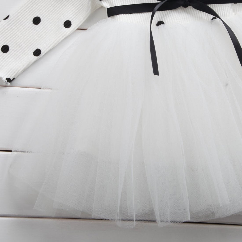 Baby Girls Tutu Lace Dress – Newborn & Birthday Party - Baby Clothing