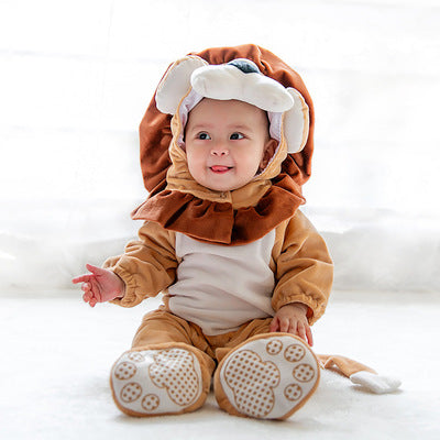 Baby Halloween Animal Costume Jumpsuit - Lion / 100cm - Baby Clothing