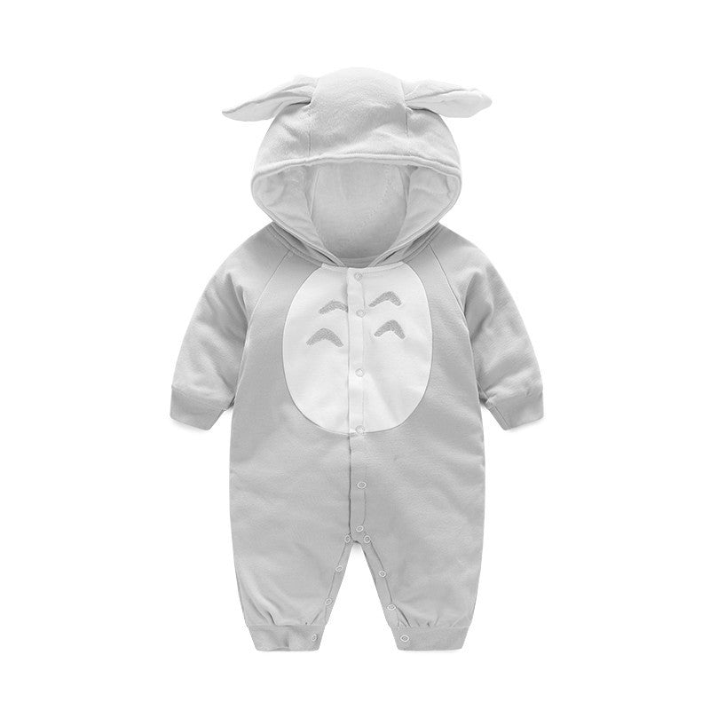 Baby jumpsuit baby romper - Grey / 80cm