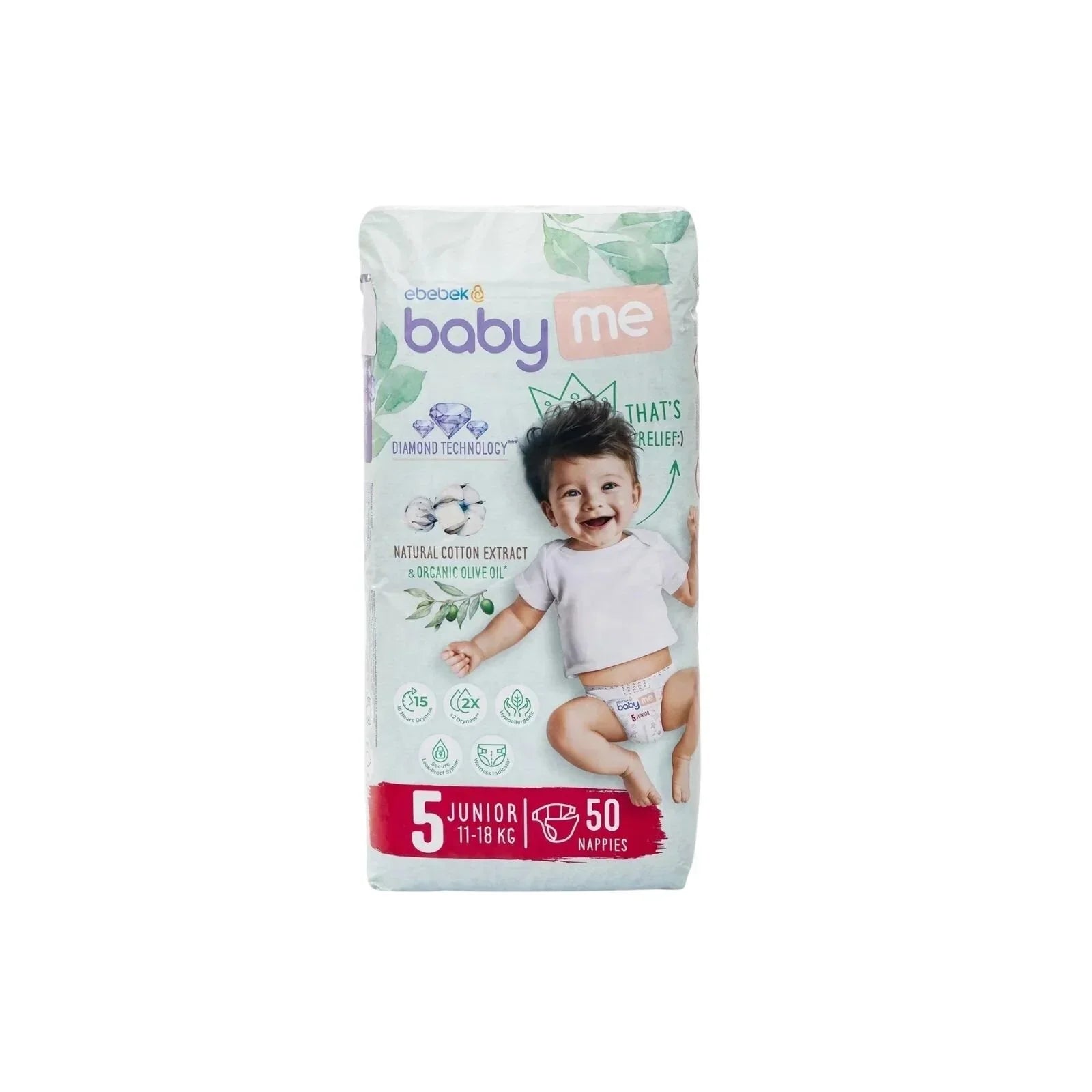 baby me Junior Size 5 - 50 nappies - Size 5 - Nappies / Diapers