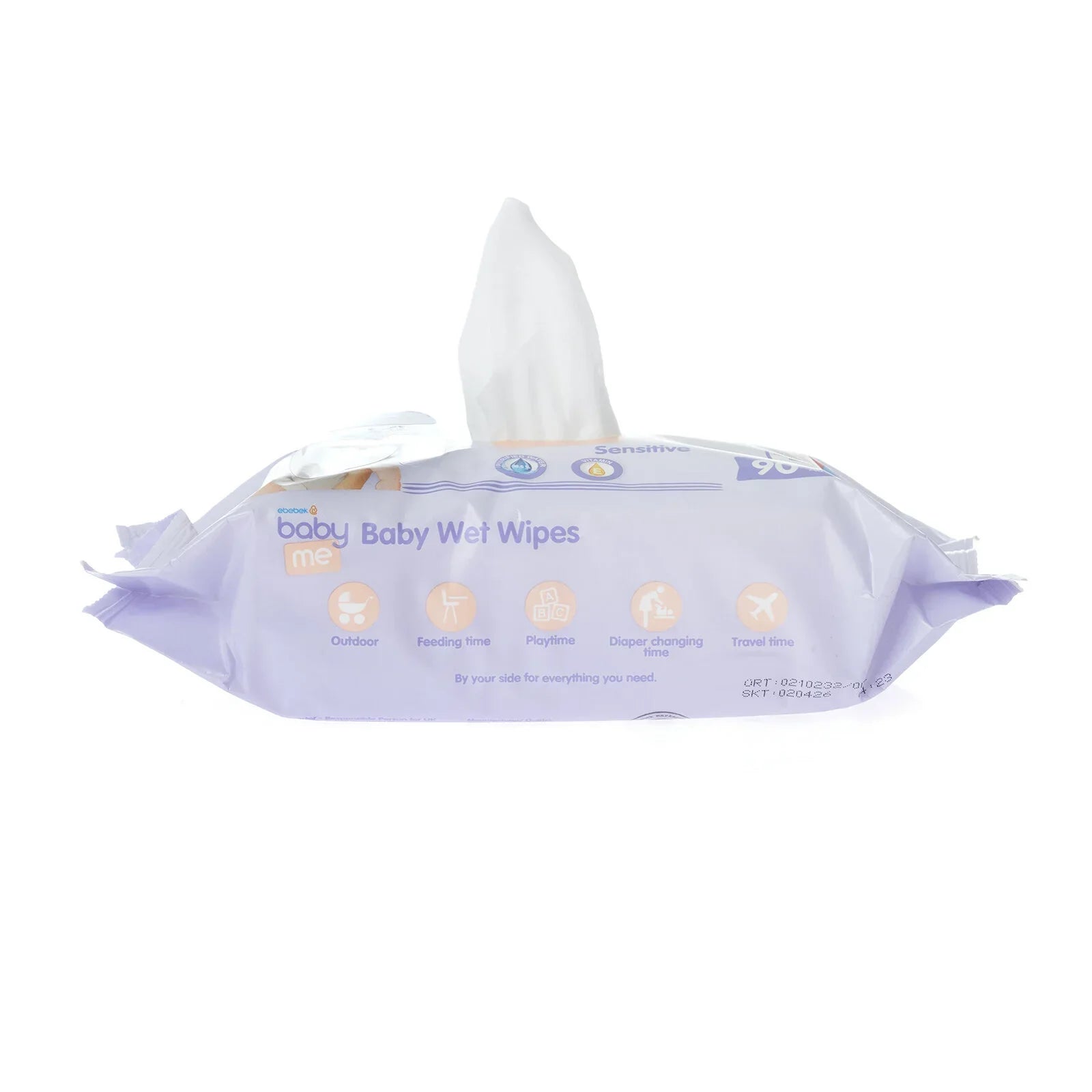 baby me Sensitive Wipes 3x90 pcs - Baby Wipes