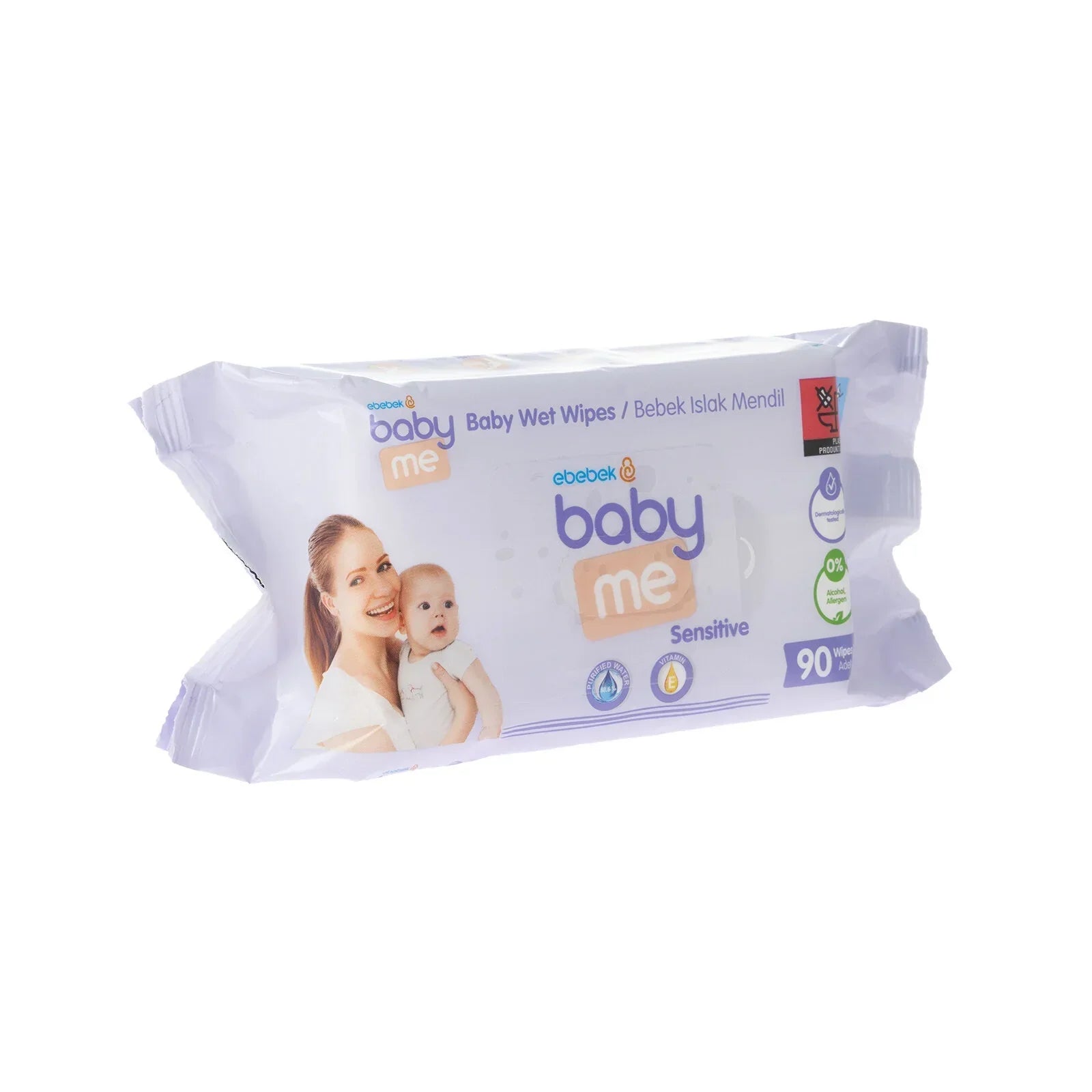 baby me Sensitive Wipes 3x90 pcs - Baby Wipes