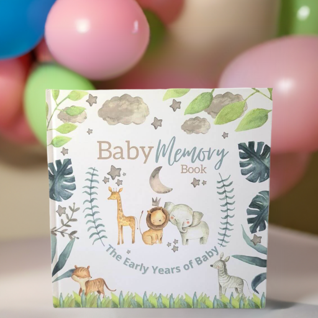 Baby Memory Book - Baby’s First Year Milestones - Memory Book