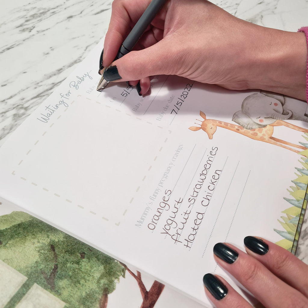Baby Memory Book - Baby’s First Year Milestones - Memory Book