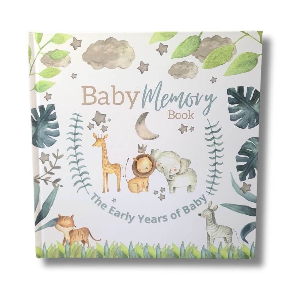 Baby Memory Book - Baby’s First Year Milestones - Memory Book