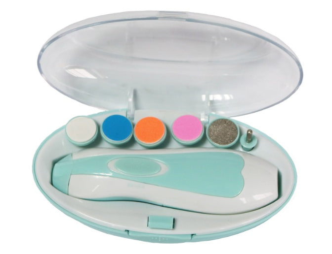 Baby Nail Care Kit – Safe Multifunctional Manicure Set - Sky Blue - Baby Grooming & Care
