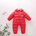Baby One-piece Cotton-padded Clothes - Red / 73cm