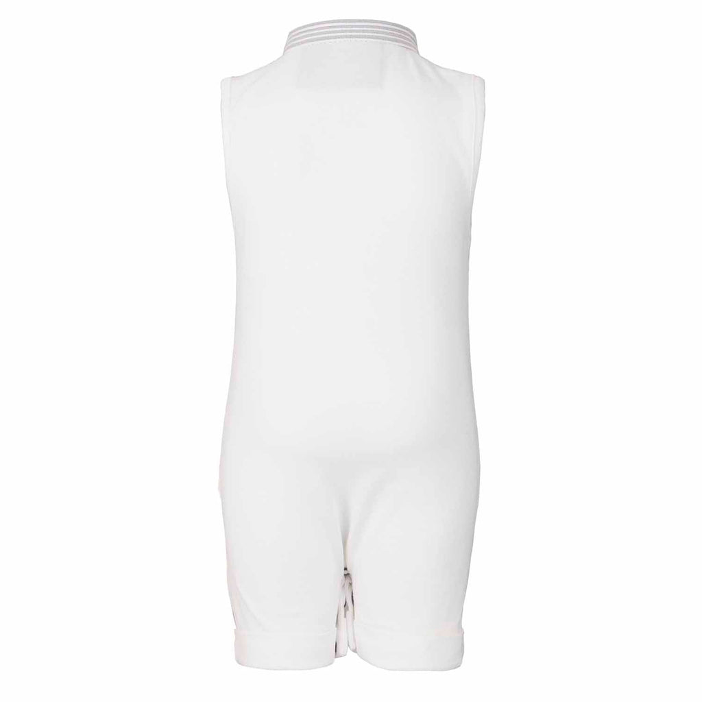 Baby Playsuit in White - Onesie