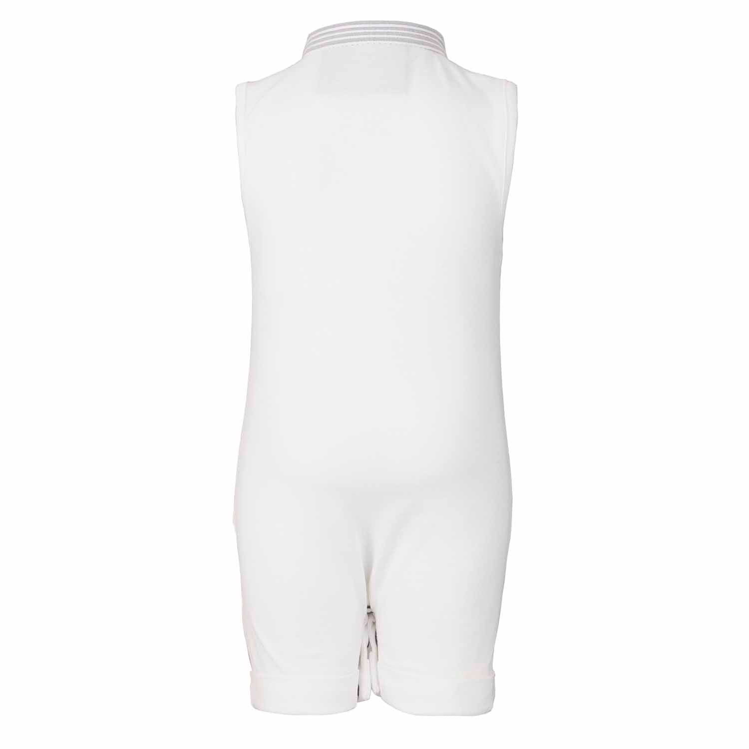 Baby Playsuit in White - Onesie