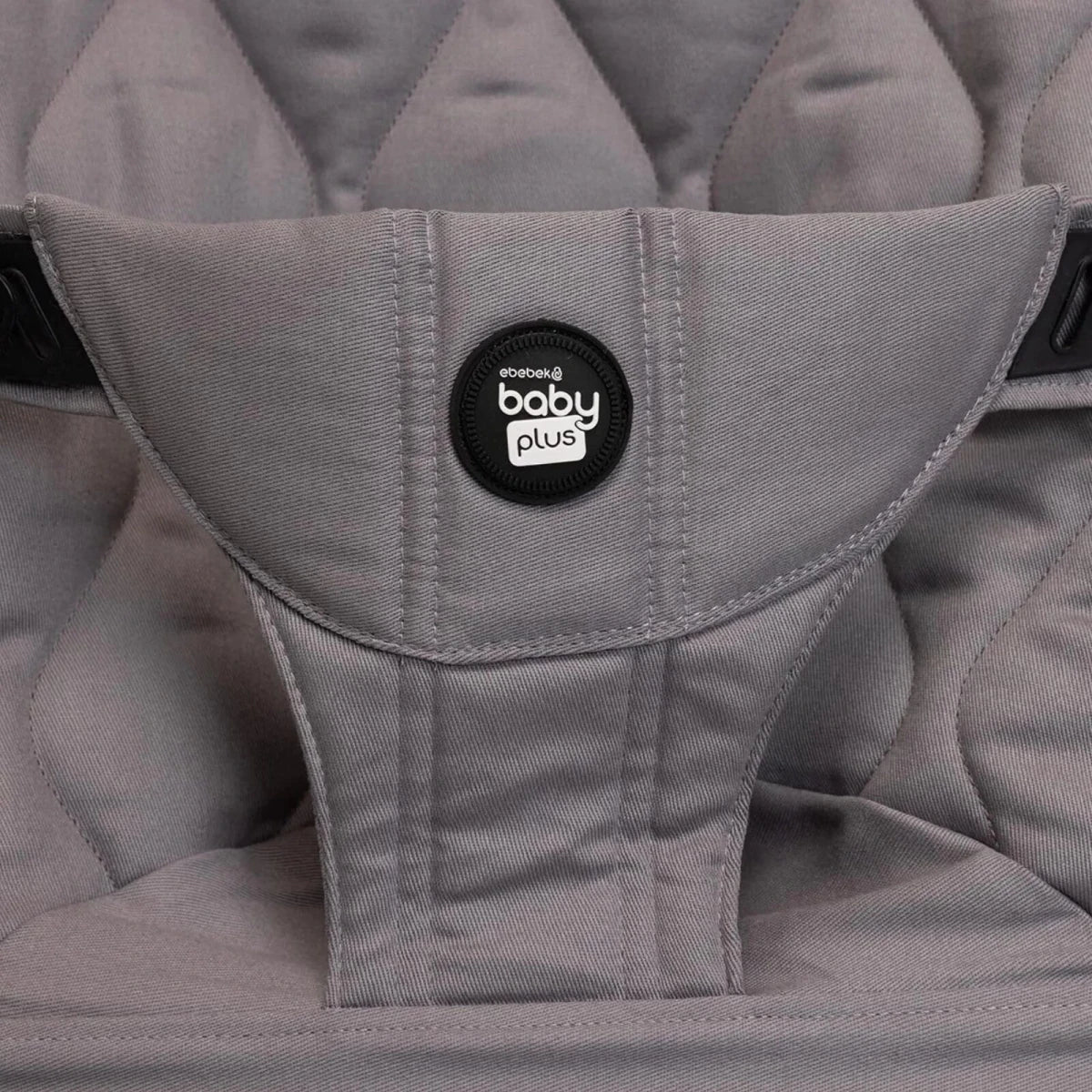 baby plus Cool Baby Bouncer - Grey - Grey - Swings & Accessories