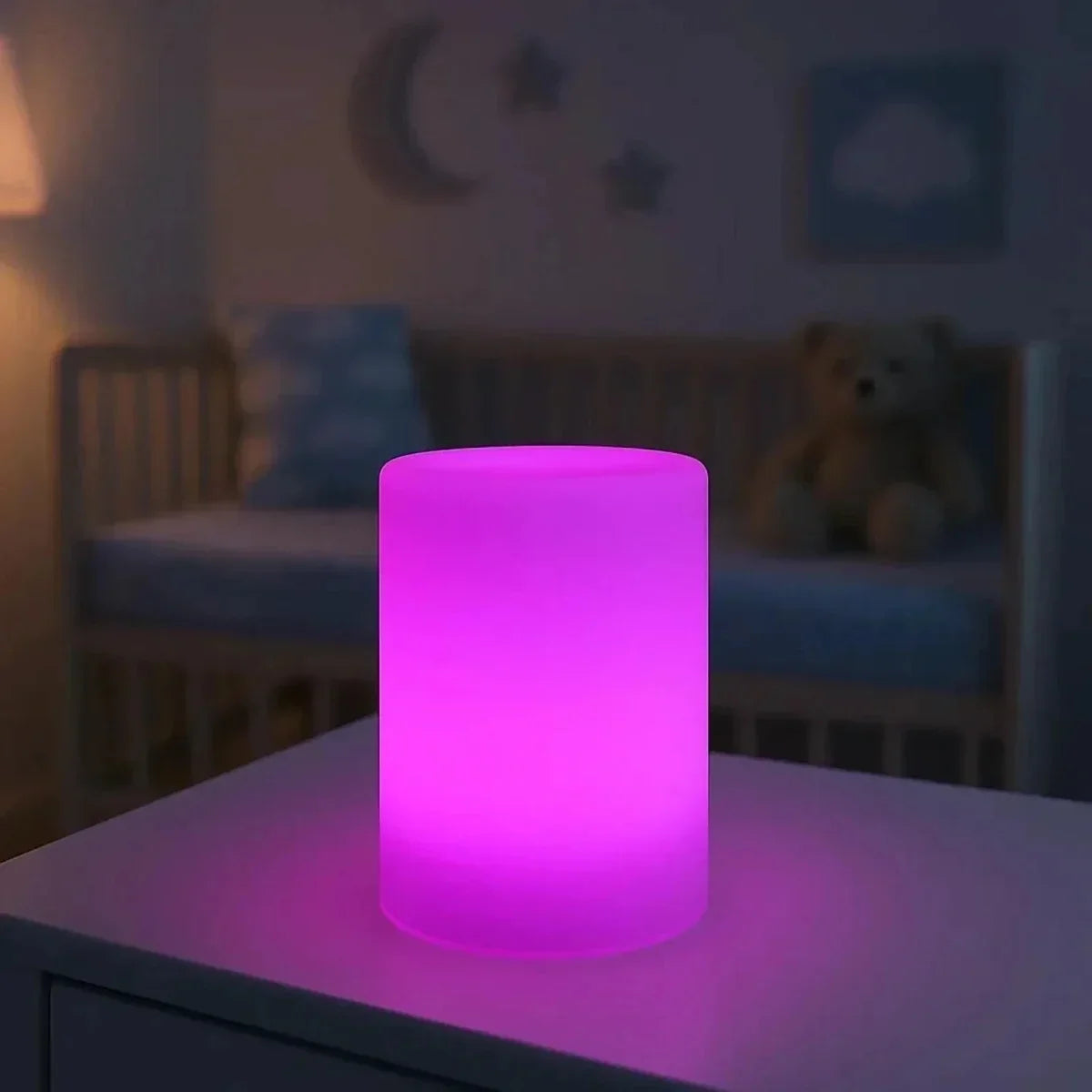 baby plus RGB Cylinder Lamp 12-Color Light - Wall Lights
