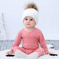 Baby clothes pajamas climbing clothes - Pink / 66cm / Suit