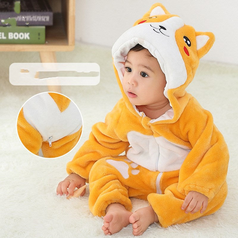 Baby Rompers Winter Autumn Clothes - DOG / 18 to 24
