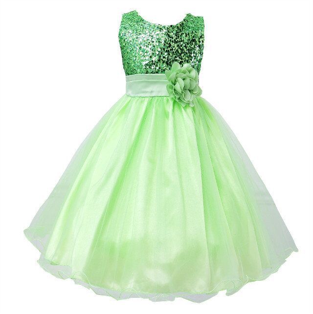 Baby Sequin Princess Dress – Flower Girl & Wedding - Baby Clothing