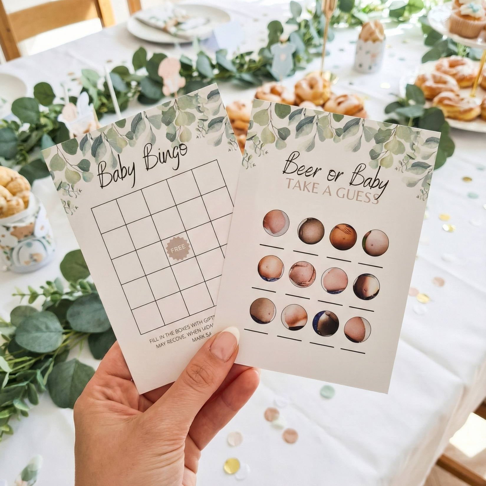 Baby Shower Games Bundle | 6 Game Bundle - Bundle