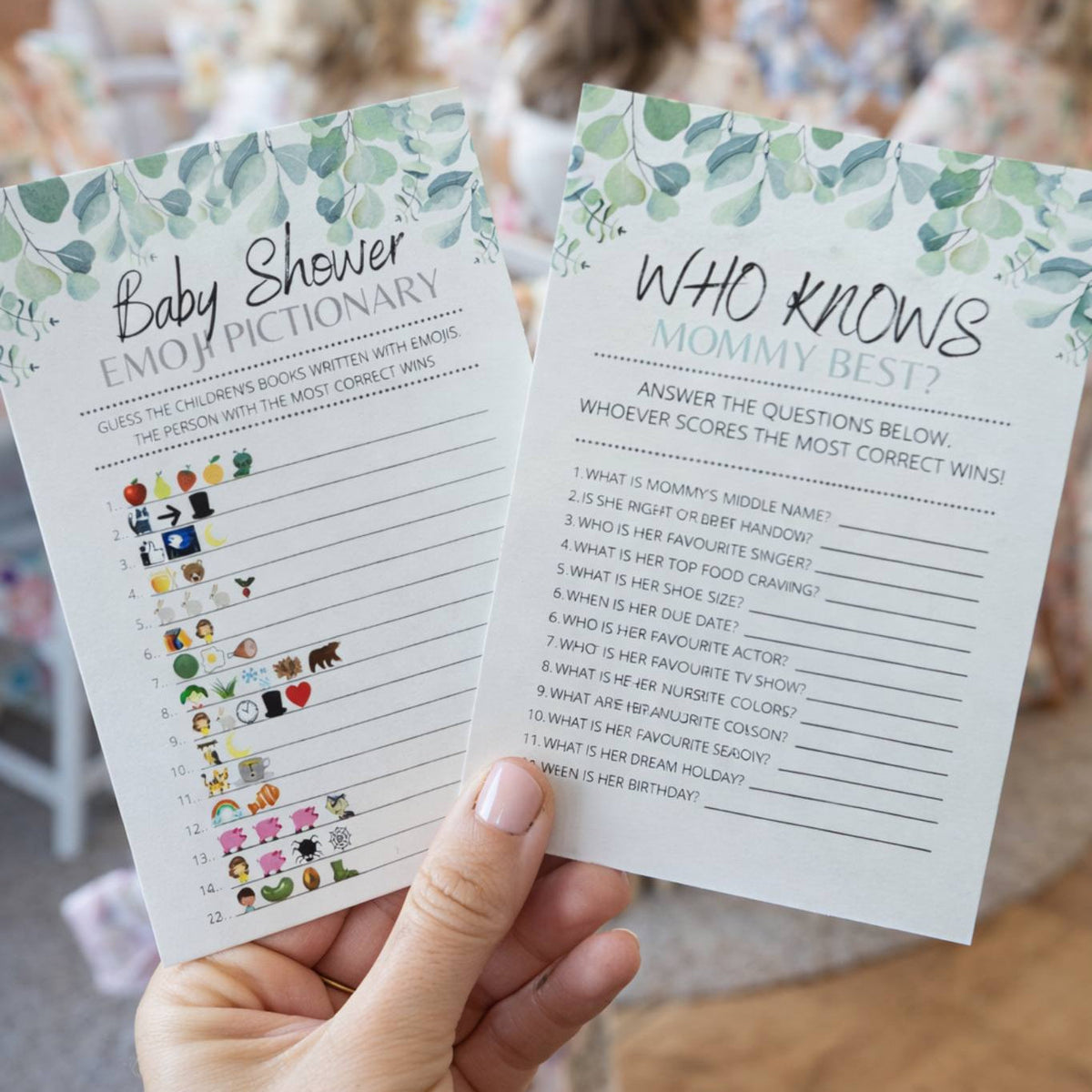 Baby Shower Games Bundle | 6 Game Bundle - Bundle