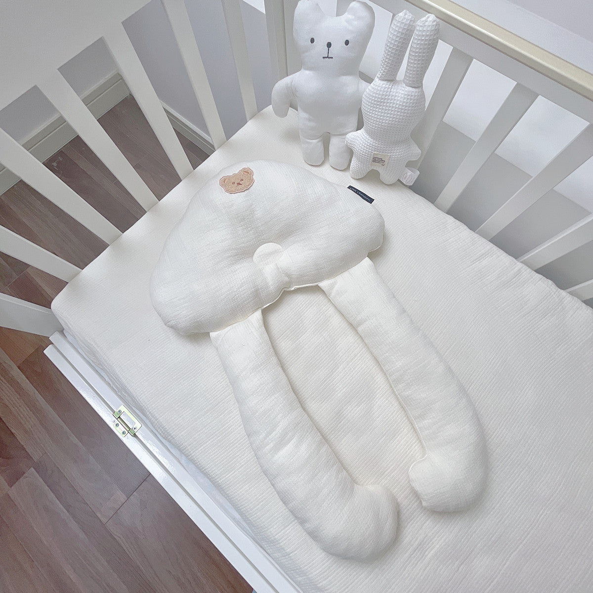 Baby Soothing Pillow Set Pillow Soothing Sleep - Knitted striped bear / 60X40CM