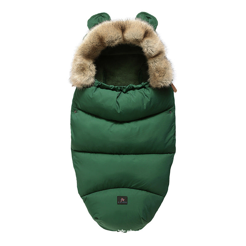 Baby Stroller Sleeping Bag & Footmuff - Green / 100cm - Baby Sleeping Bags