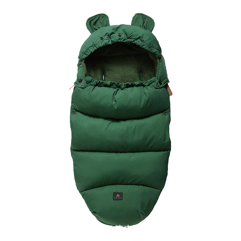 Baby Stroller Sleeping Bag & Footmuff - Green A / 100cm - Baby Sleeping Bags