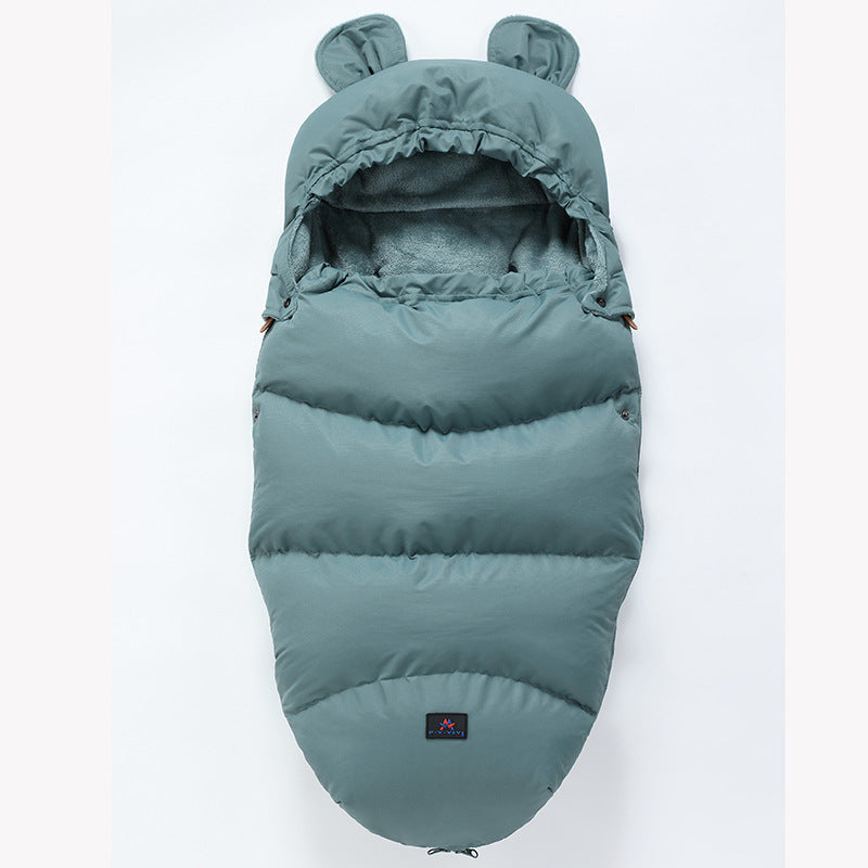 Baby Stroller Sleeping Bag & Footmuff - Light blue / 100cm - Baby Sleeping Bags