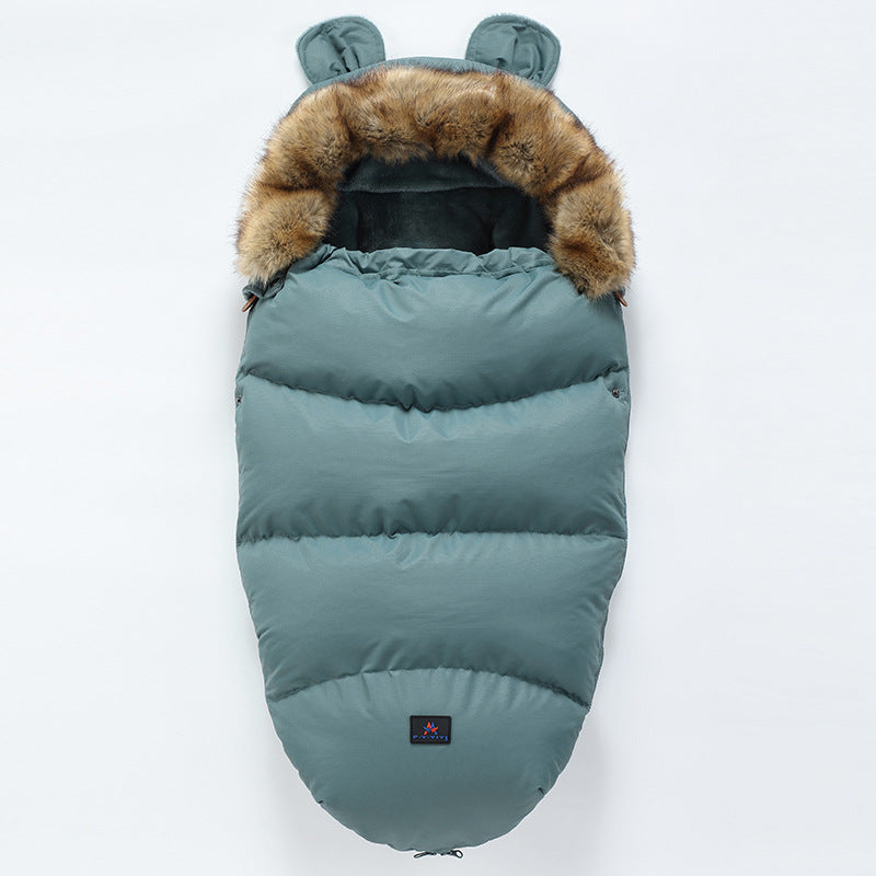 Baby Stroller Sleeping Bag & Footmuff - Light blueA / 100cm - Baby Sleeping Bags