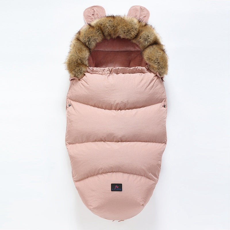 Baby Stroller Sleeping Bag & Footmuff - Skin Pink / 100cm - Baby Sleeping Bags