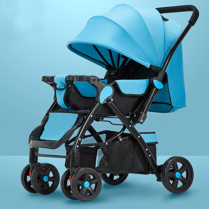 Baby Strollers Are Light And Easy To Fold - Basic Sky Blue