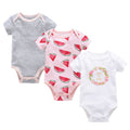 Three-piece baby clothes - Watermelon / 9 12M