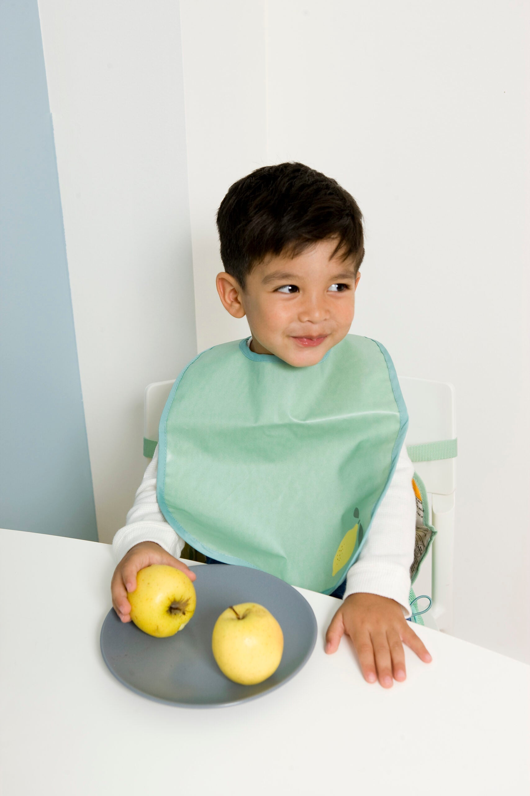 Baby to Love Cotton Jersey Bibs 2 Pack - Happy Lemon - Bib / Placemat