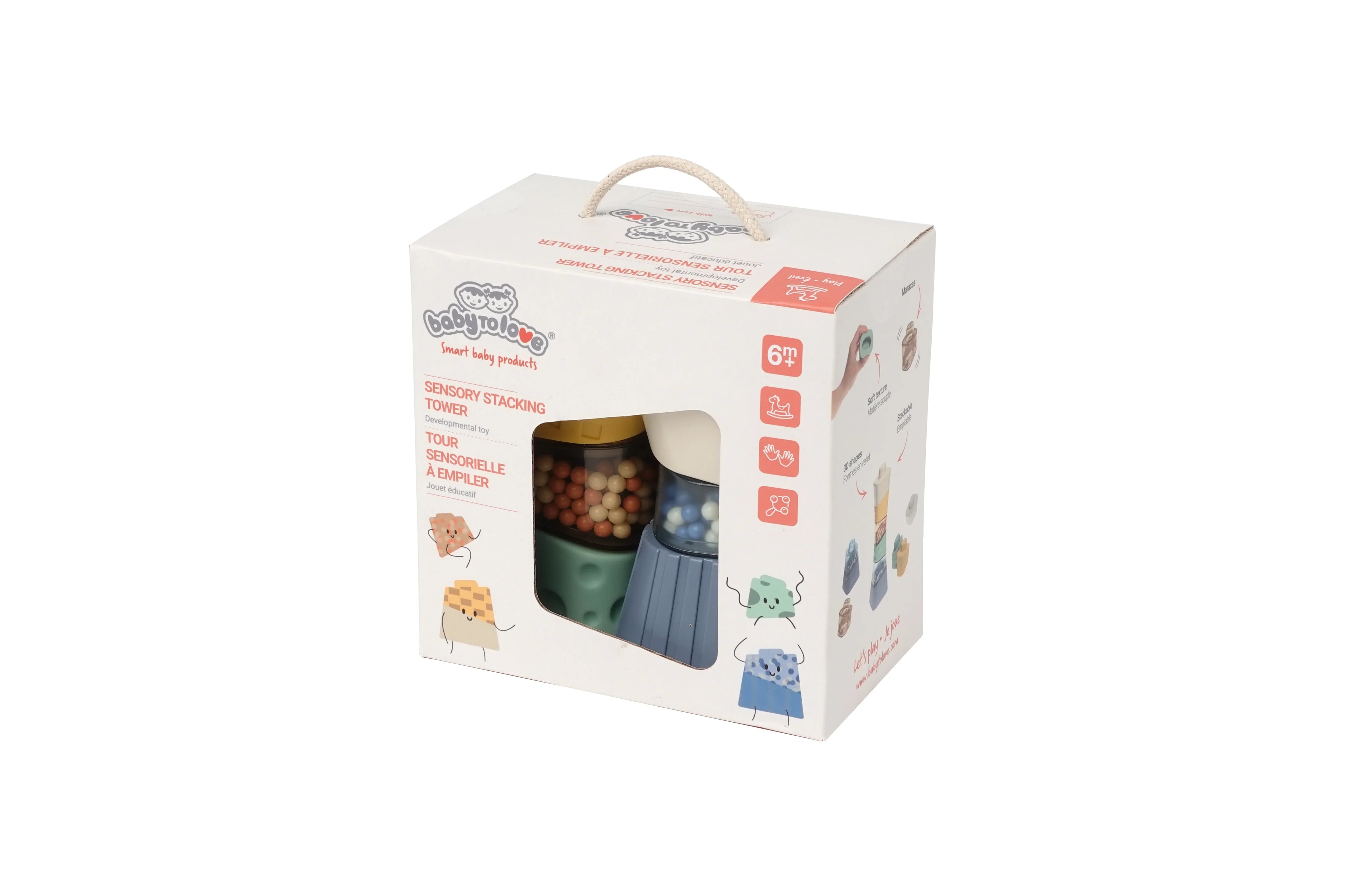 Baby to Love Sensory Stacking Tower - Sensory Toy