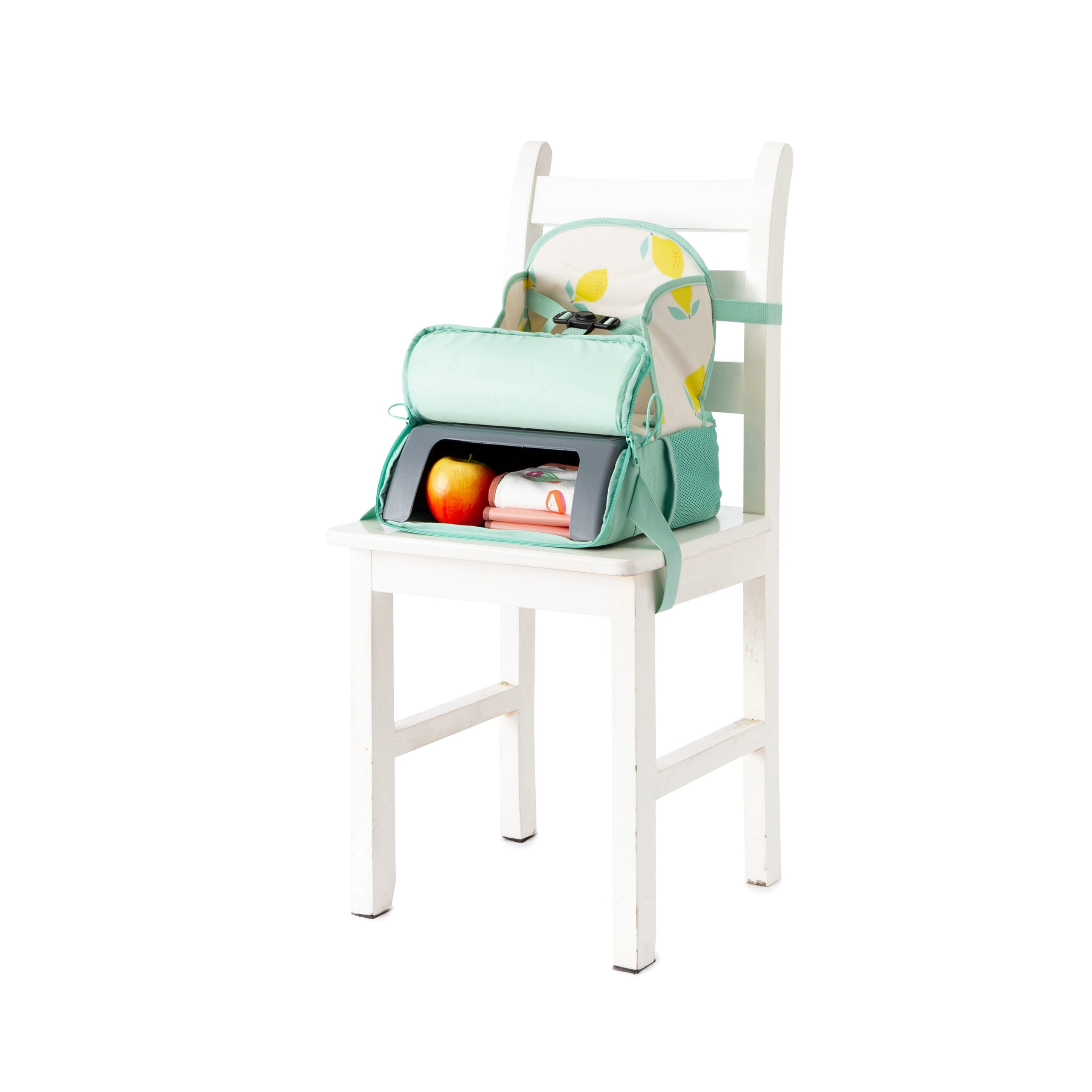 Baby to Love Travel Up Backpack Chair & Booster Seat - Happy Lemon - Booster Seat