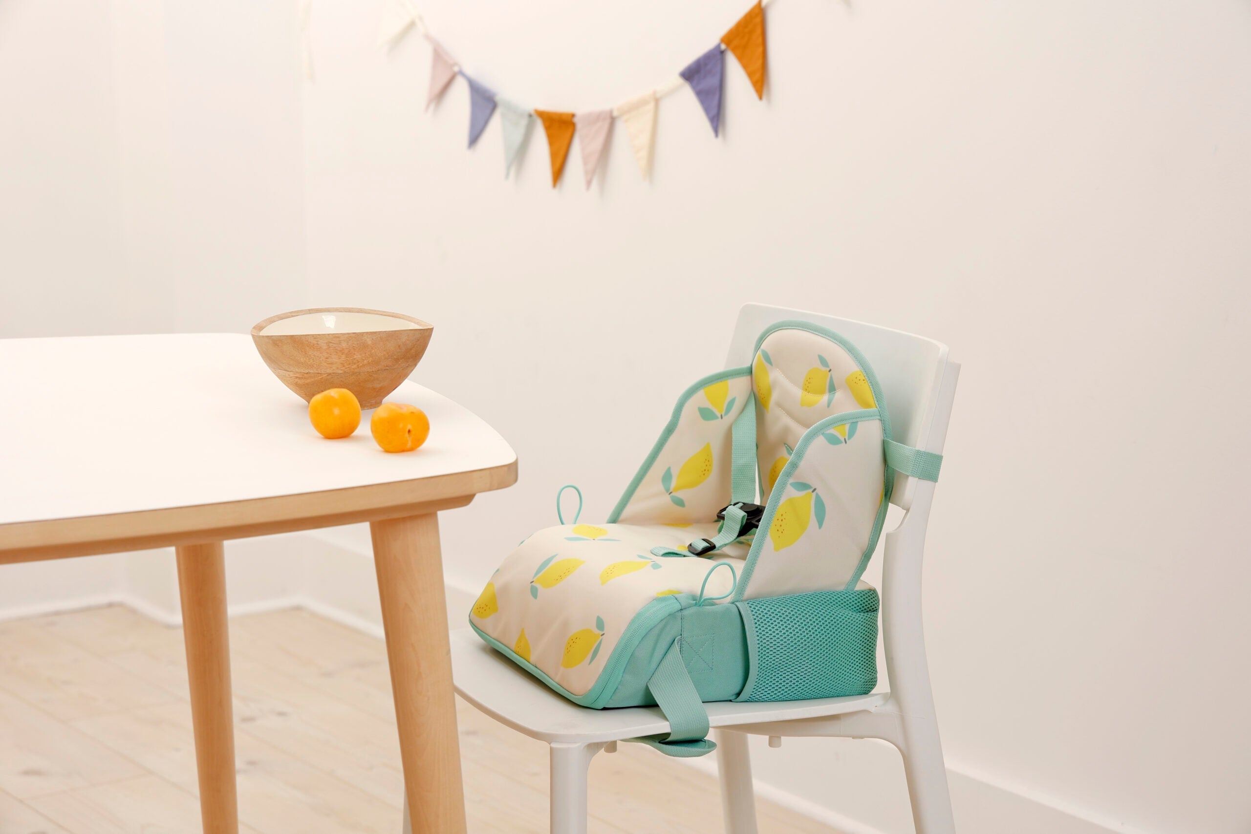 Baby to Love Travel Up Backpack Chair & Booster Seat - Happy Lemon - Booster Seat