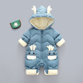 Baby winter romper - Blue / 100cm