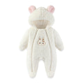 Winter Clothes Thickened Cotton Baby Clothes Infant Autumn And Winter Set - White Little Rabbit / 59cm