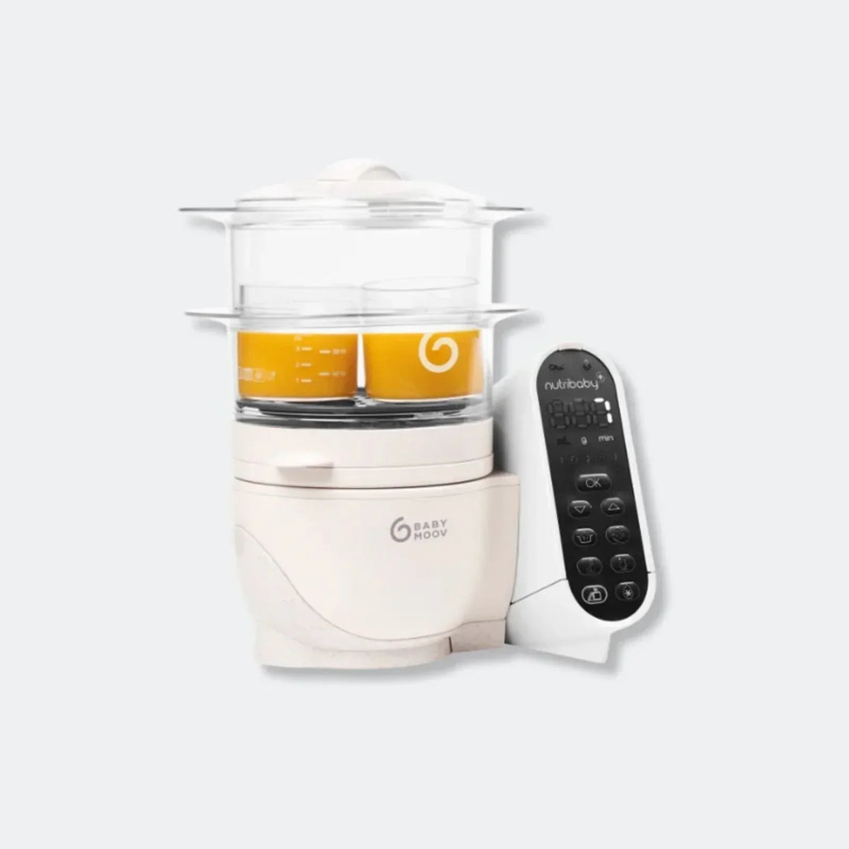 Babymoov Nutribaby (+) 6-in-1 Baby Food Maker - Mineral - Steamers & Blenders & Warmers