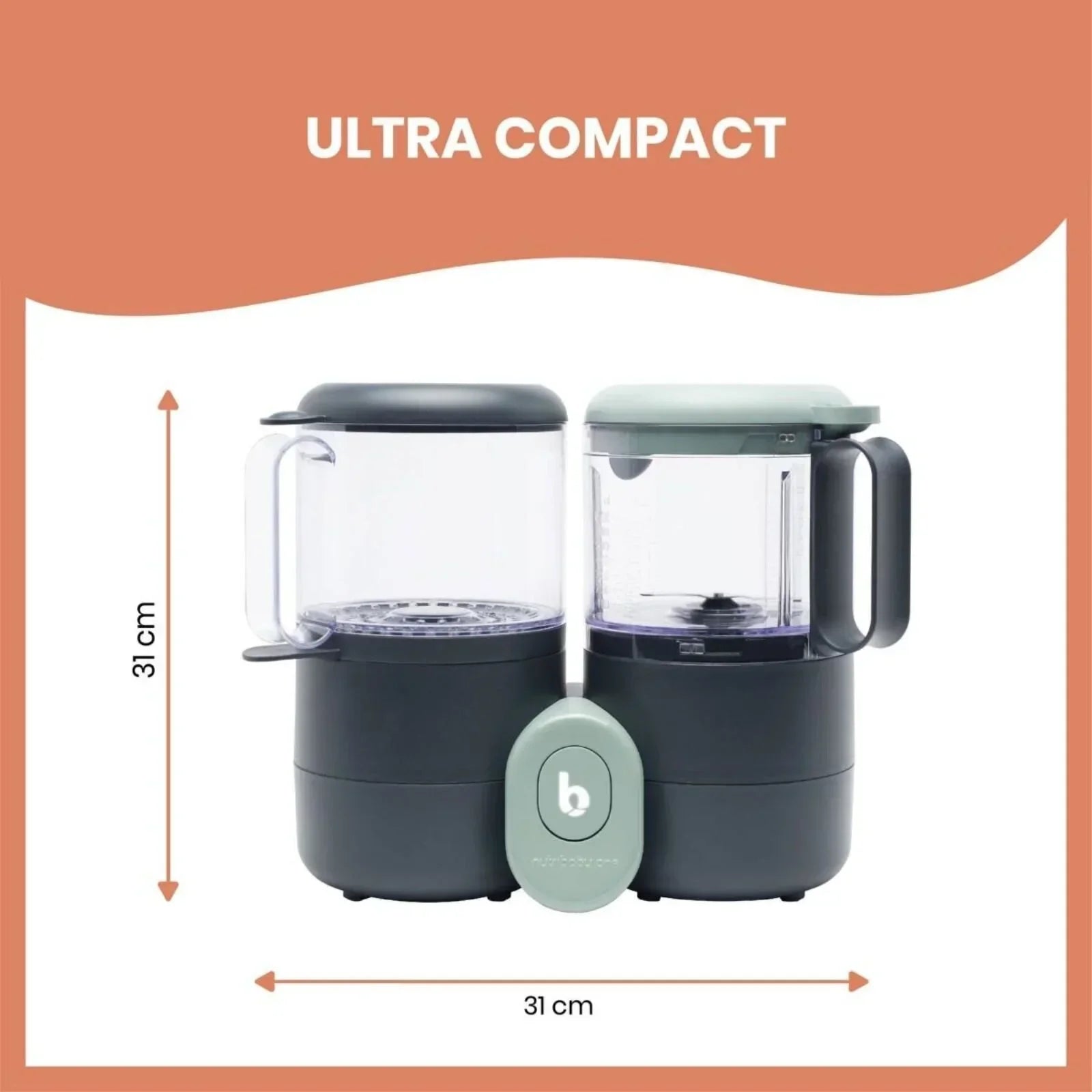 Babymoov Nutribaby One 4-in-1 Food Prep Machine - Steamers & Blenders & Warmers