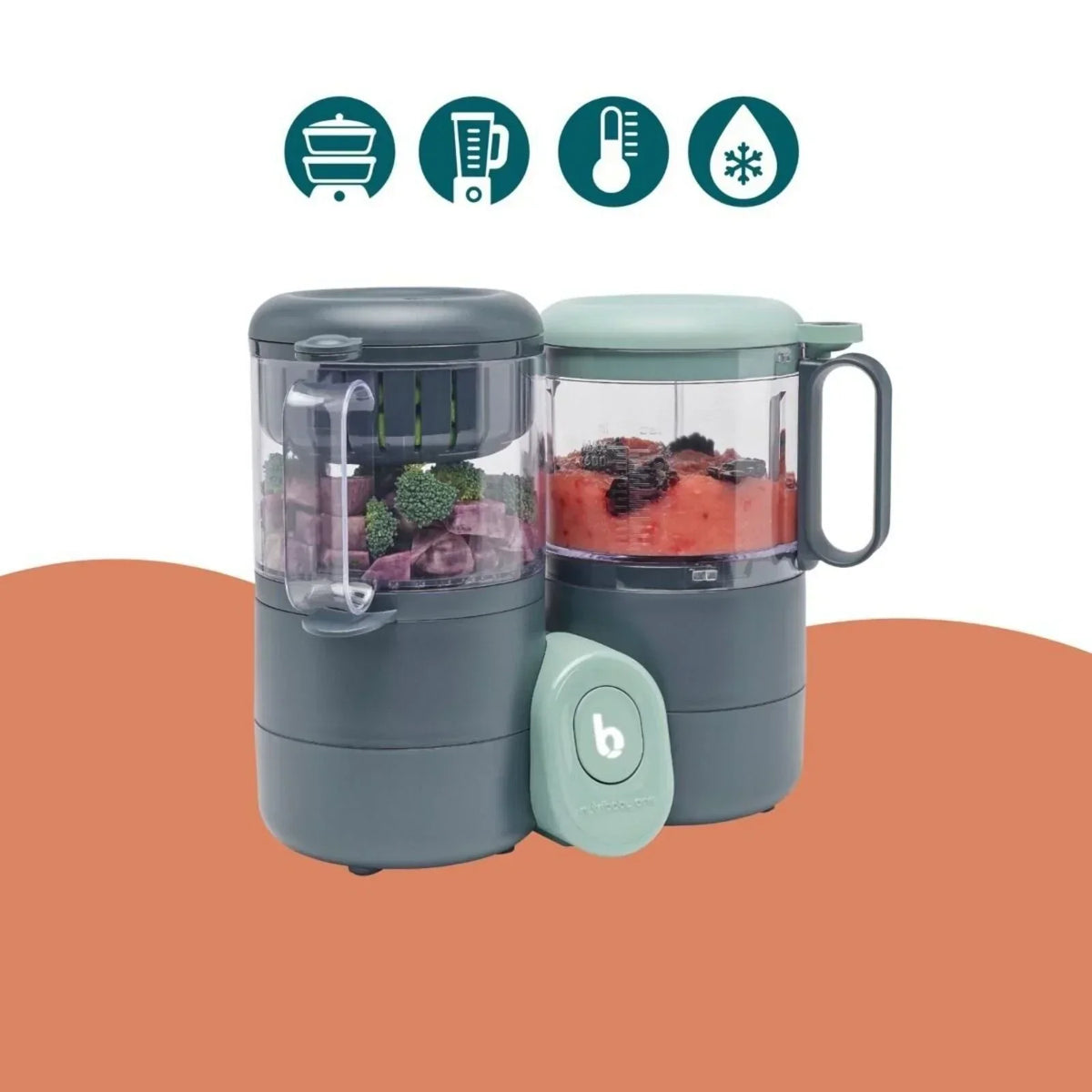 Babymoov Nutribaby One 4-in-1 Food Prep Machine - Steamers & Blenders & Warmers