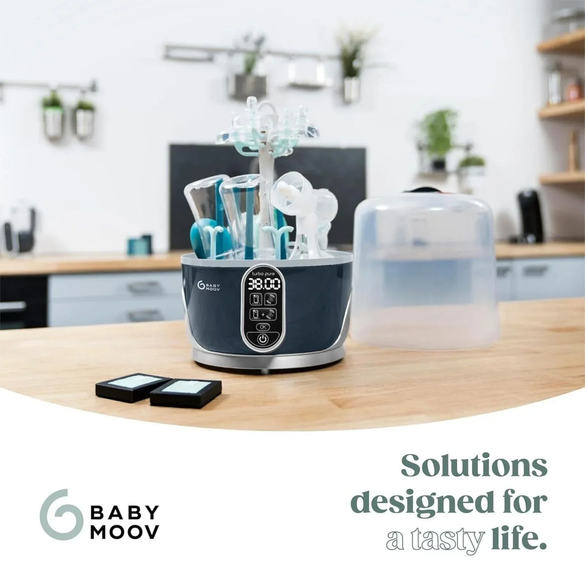 Babymoov Turbo Pure 3-in-1 Steriliser & Dryer & Purified Bottle Storage - Steriliser Units