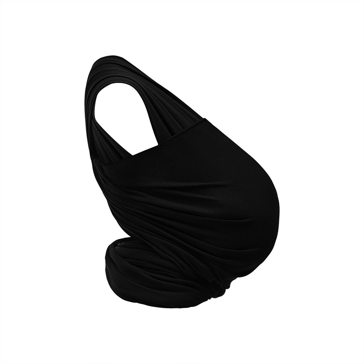 Gaia Carry Stretchy Baby Wrap Pure Tencel - Ebony-2