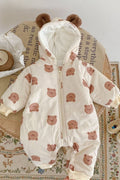 Bear 23 Lightweight Puffer Jacket - 0-6 M / White - Pramsuits