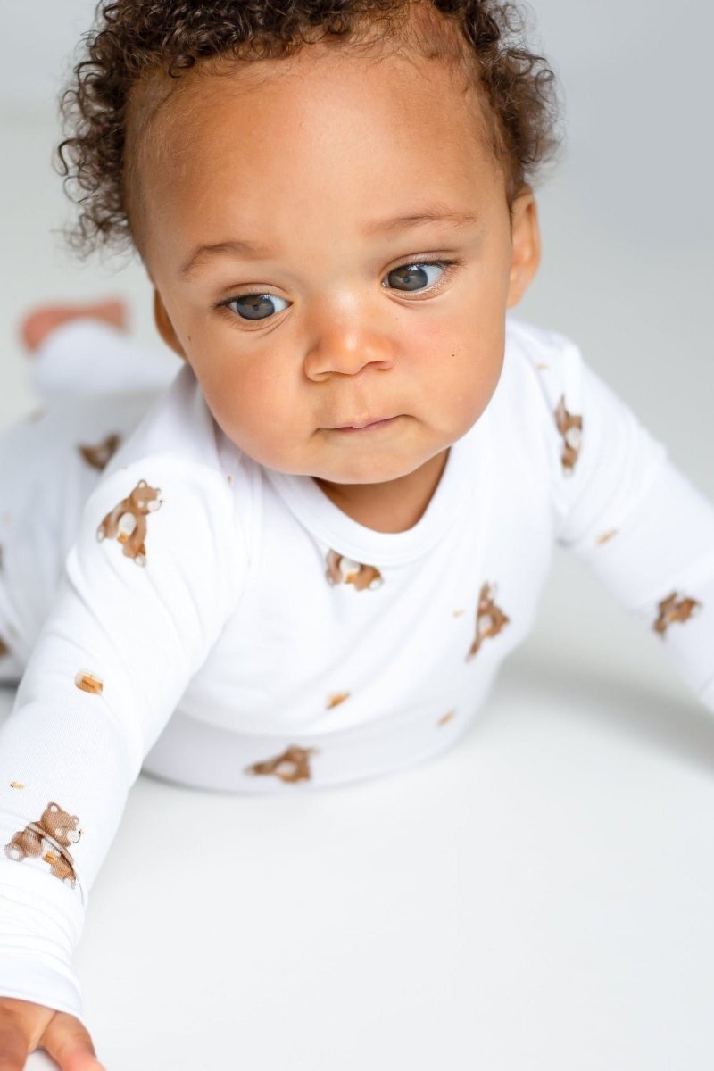 Bear Bamboo Two-Piece Set Long Sleeve Pyjamas - Pyjamas