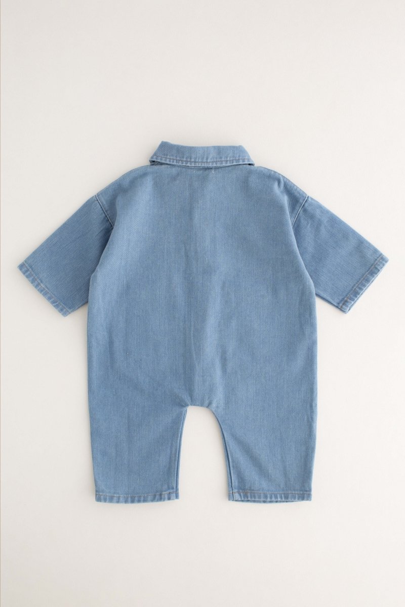 Bear Denim Piece Light or Dark Denim - Rompers