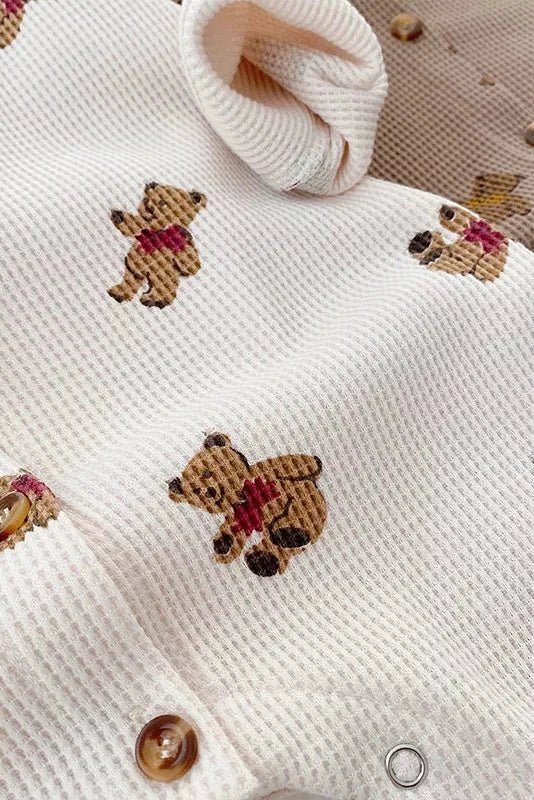 Bear Romper As Seen With Molly-Mae - 0-6 M / Cream - Rompers
