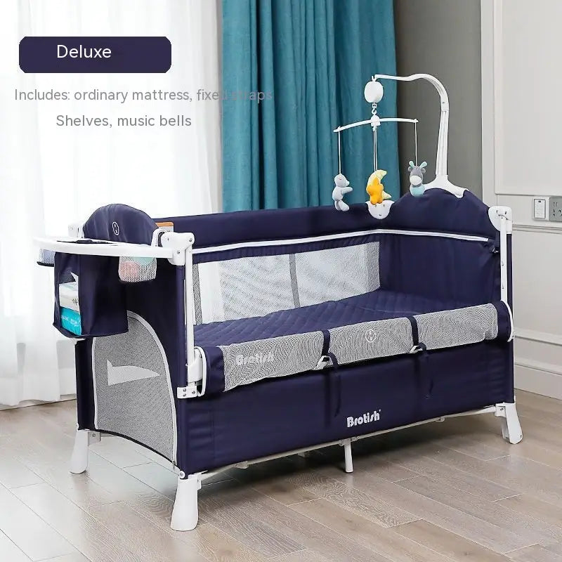 Multifunctional Baby Cot Splicing Large Bed Movable