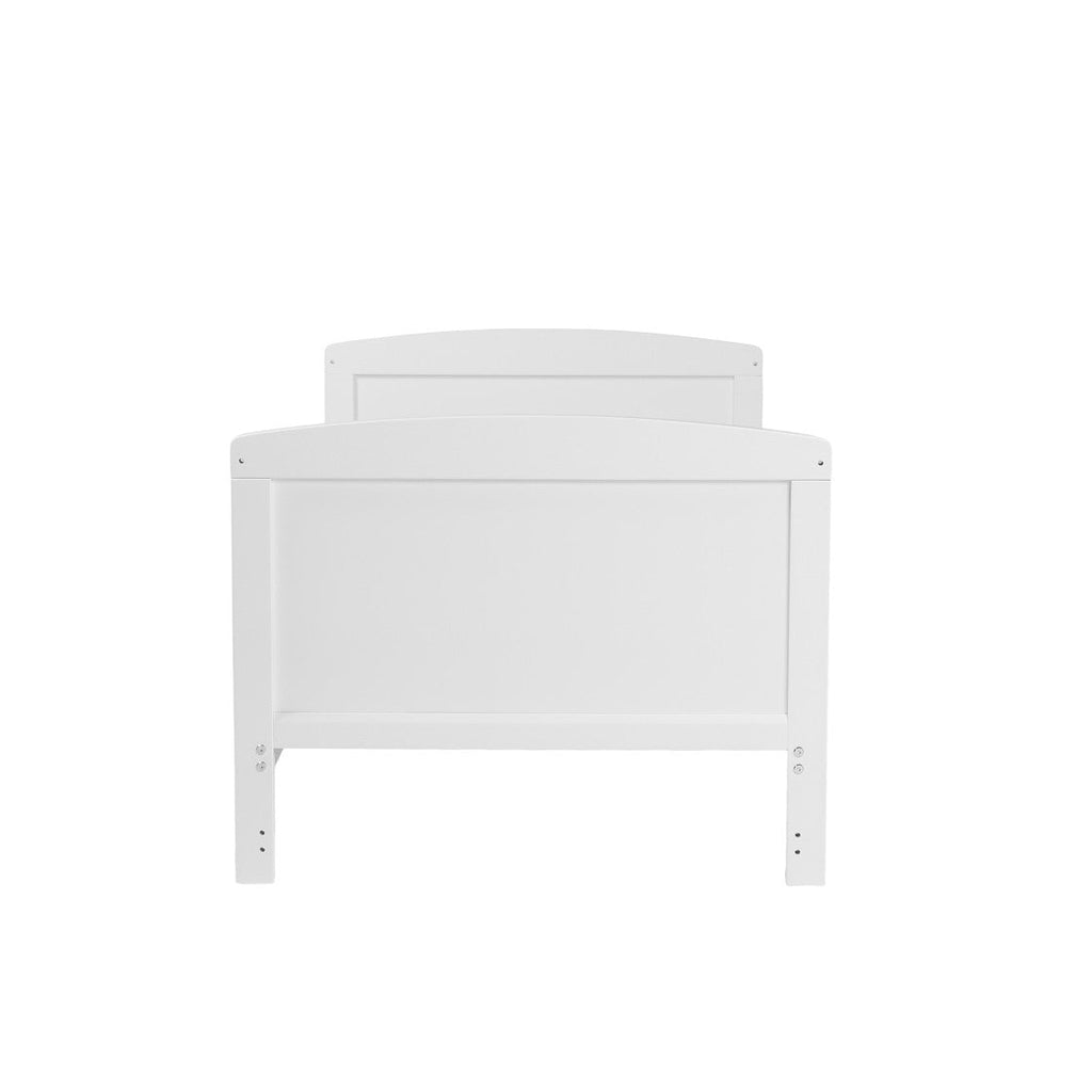 Bebe & Beyond Dreamer Cot Bed & Changer Two Piece Nursery Furniture Set - White