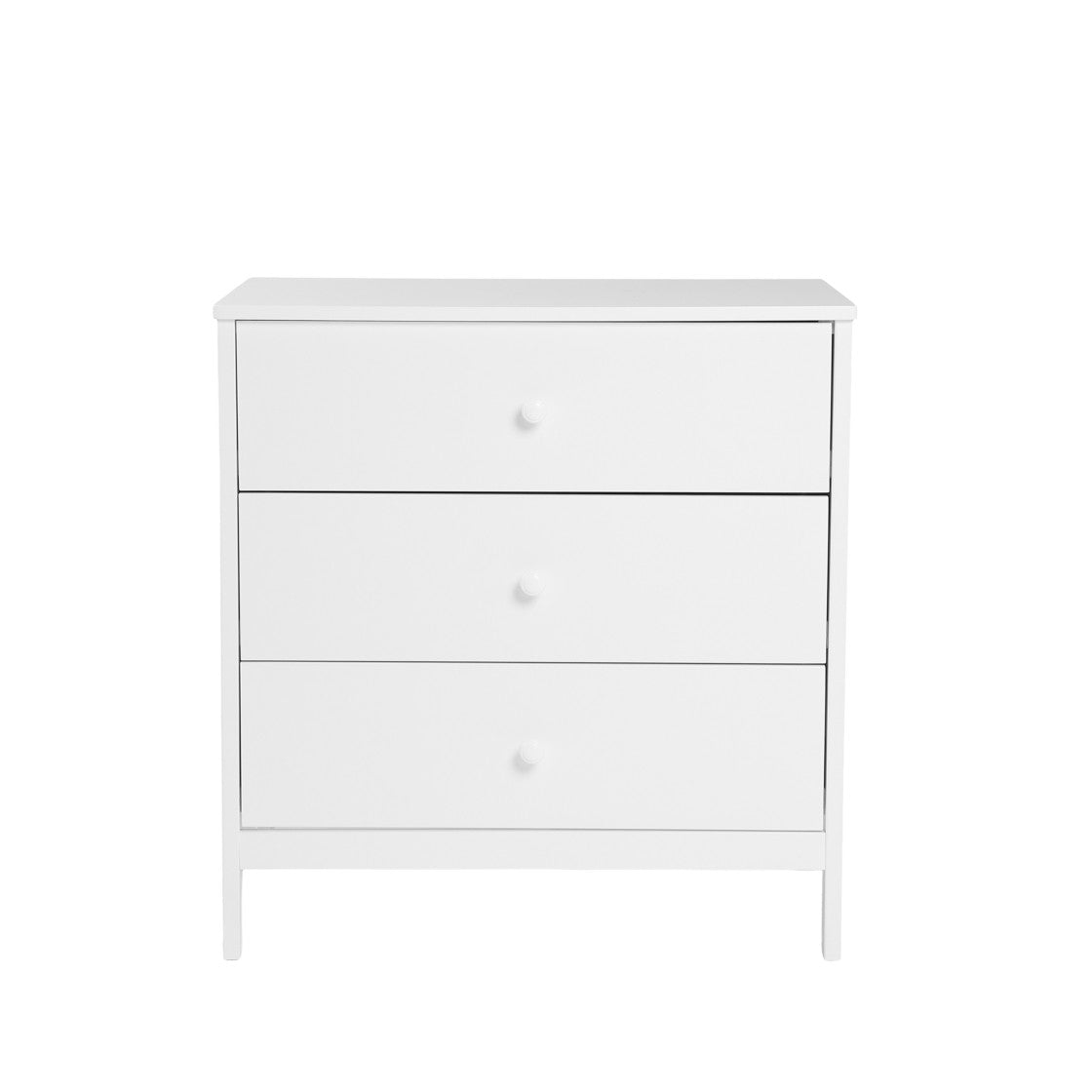 Bebe & Beyond Dreamer Cot Bed & Changer Two Piece Nursery Furniture Set - White